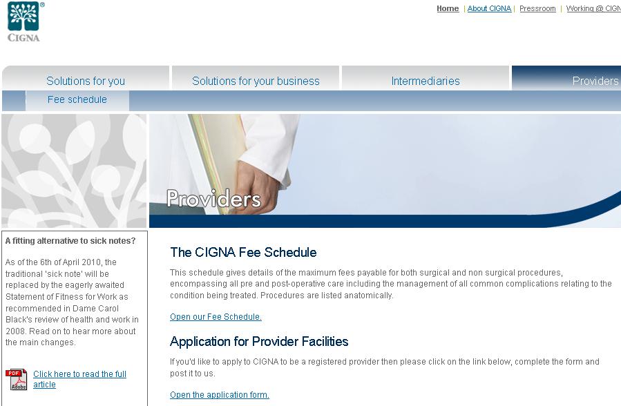 How do I get an insurance quote from Cigna?